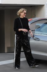 SHARON STONE Leaves a Therapy Session in Beverly Hills 01/22/2019