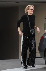 SHARON STONE Leaves a Therapy Session in Beverly Hills 01/22/2019