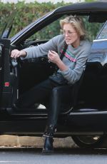 SHARON STONE Out in Los Angeles 010/18/2019