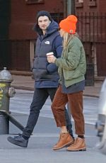 SIENNA MILLER and Tom Sturridge at Le Pain Quotidien in New York 01/22/2019