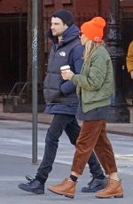 SIENNA MILLER and Tom Sturridge at Le Pain Quotidien in New York 01/22/2019