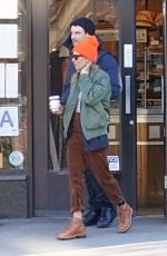 SIENNA MILLER and Tom Sturridge at Le Pain Quotidien in New York 01/22/2019