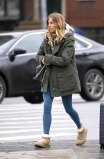 SIENNA MILLER Out and About in New York 01/08/2019