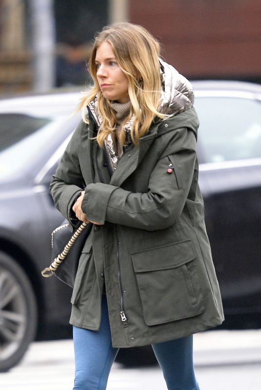 SIENNA MILLER Out and About in New York 01/08/2019