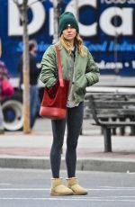 SIENNA MILLER Out in New York 01/29/2019