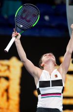 SIMONA HALEP at 2019 Australian Open at Melbourne Park 01/17/2019