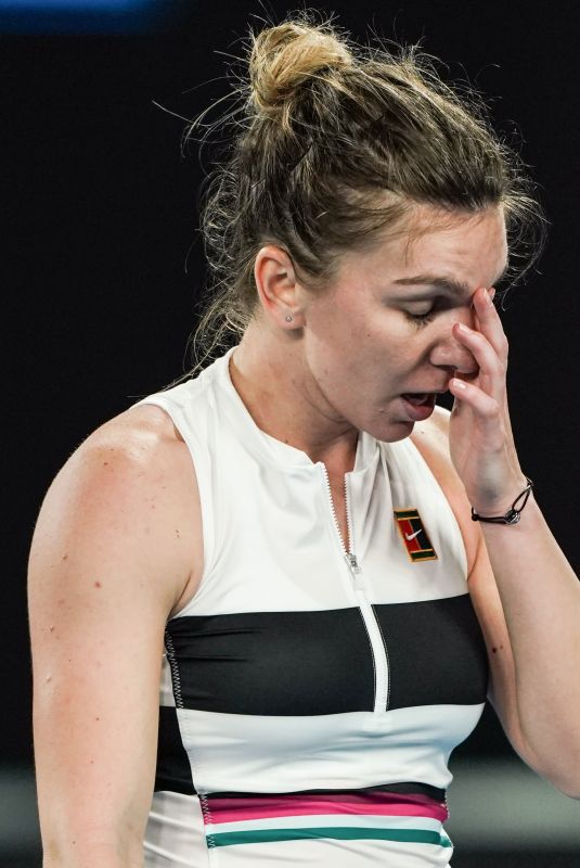 SIMONA HALEP at 2019 Australian Open at Melbourne Park 01/17/2019