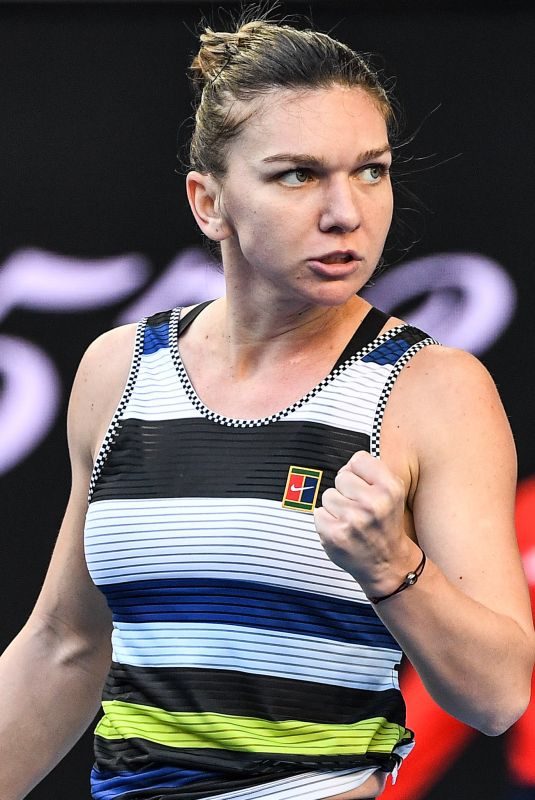 SIMONA HALEP at 2019 Australian Open at Melbourne Park 01/19/2019