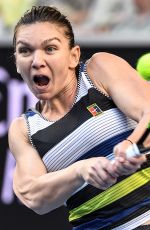 SIMONA HALEP at 2019 Australian Open at Melbourne Park 01/19/2019