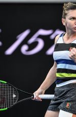 SIMONA HALEP at 2019 Australian Open at Melbourne Park 01/19/2019