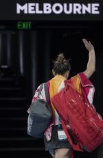 SIMONA HALEP at 2019 Australian Open at Melbourne Park 01/21/2019