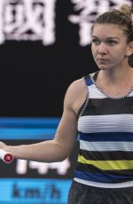 SIMONA HALEP at 2019 Australian Open at Melbourne Park 01/21/2019