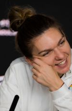 SIMONA HALEP at 2019 Australian Open Press Conference in Melbourne 01/15/2019