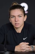 SIMONA HALEP at 2019 Australian Open Press Conference in Melbourne 01/21/2019