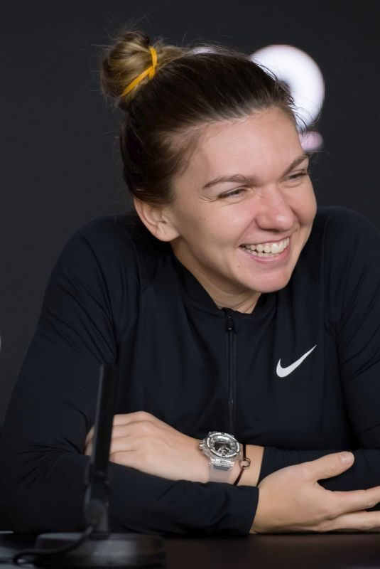 SIMONA HALEP at 2019 Australian Open Press Conference in Melbourne 01/21/2019