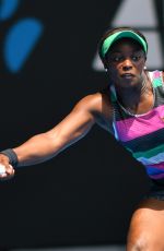 SLOANE STEPHENS at 2019 Australian Open at Melbourne Park 01/16/2019