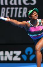 SLOANE STEPHENS at 2019 Australian Open at Melbourne Park 01/16/2019