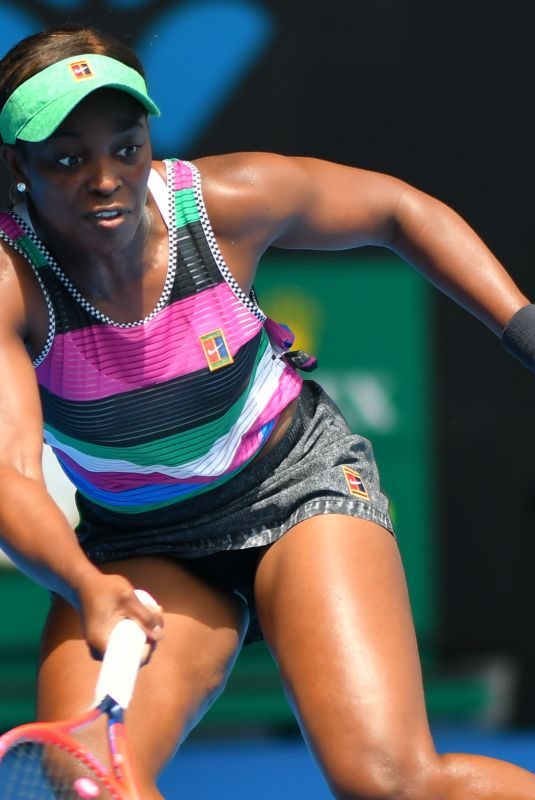 SLOANE STEPHENS at 2019 Australian Open at Melbourne Park 01/16/2019