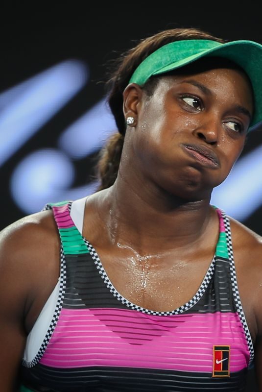 SLOANE STEPHENS at 2019 Australian Open at Melbourne Park 01/18/2019