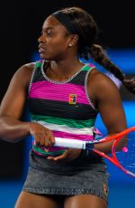 SLOANE STEPHENS at 2019 Australian Open at Melbourne Park 01/20/2019