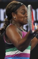 SLOANE STEPHENS at 2019 Australian Open at Melbourne Park 01/20/2019