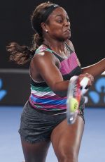 SLOANE STEPHENS at 2019 Australian Open at Melbourne Park 01/20/2019