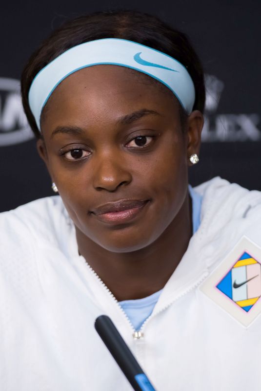 SLOANE STEPHENS at 2019 Australian Open Press Conference in Melbourne 01/16/2019