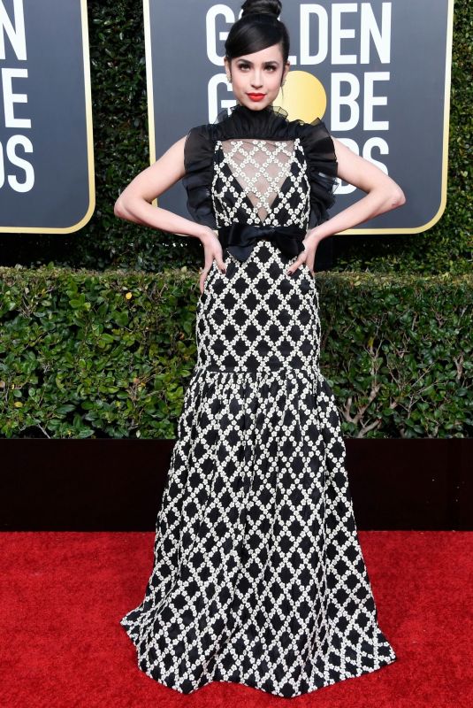 SOFIA CARSON at 2019 Golden Globe Awards in Beverly Hills 01/06/2019
