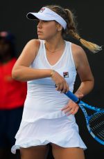 SOFIA KENIN at 2019 Australian Open at Melbourne Park 01/15/2019