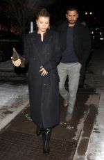 SOFIA RICHIE and Scott Disick at Matsuhisa Restaurant in Aspen 12/30/2018