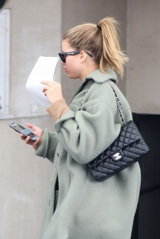 SOFIA RICHIE Leaves a Dermatologist Office in Beverly Hills 01/22/2019