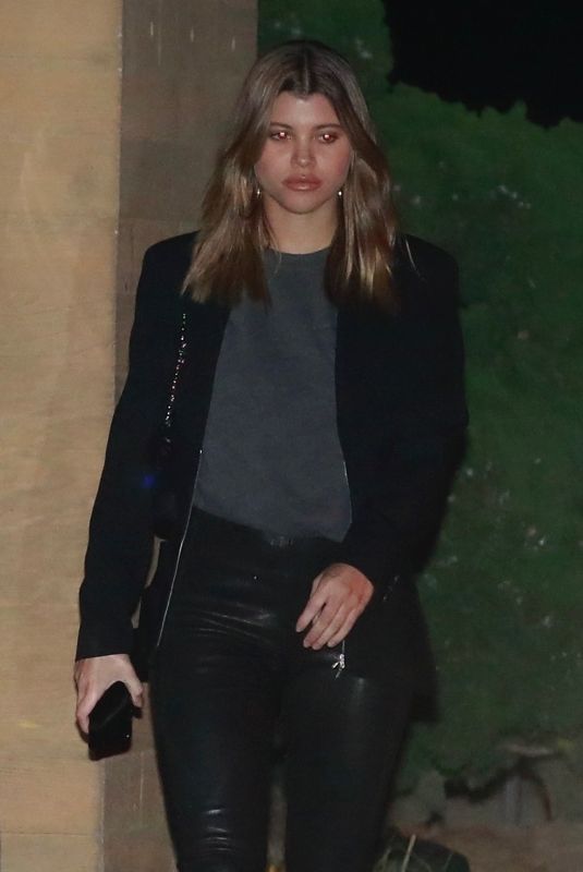 SOFIA RICHIE Leaves Nobu in Malibu 01/25/2019