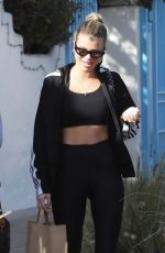 SOFIA RICHIE Leaves Tra di Noi in Malibu 01/24/2019
