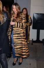 SOFIA VERGARA Out for Dinner in Los Angeles 01/08/2019