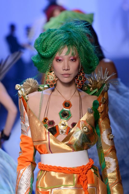 SOO JOO PARK at Jean-paul Gaultier Runway Show at Paris Fashion Week 01/23/2019