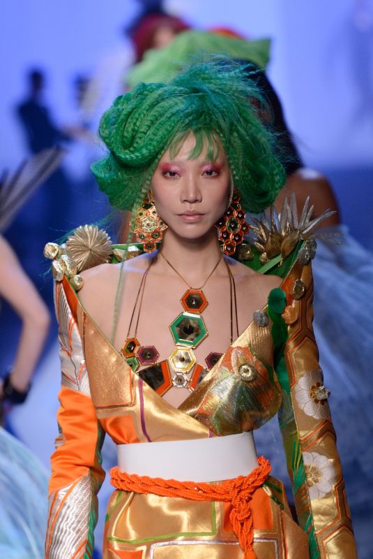 SOO JOO PARK at Jean-paul Gaultier Runway Show at Paris Fashion Week 01/23/2019