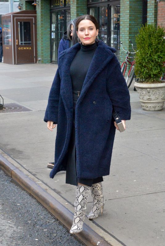 SOPHIA BUSH Out in New York 01/09/2019