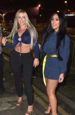 SOPHIE KASAEI, HOLLY HAGAN and ABBIE HOLBORN Night Out in Newcastle 01/25/2019