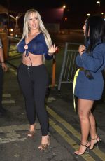 SOPHIE KASAEI, HOLLY HAGAN and ABBIE HOLBORN Night Out in Newcastle 01/25/2019