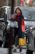 SOPHIE MARCEAU Leaves Shangri-la Hotel in Paris 08/01/2019