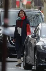 SOPHIE MARCEAU Leaves Shangri-la Hotel in Paris 08/01/2019