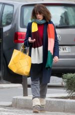 SOPHIE MARCEAU Leaves Shangri-la Hotel in Paris 08/01/2019