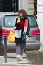 SOPHIE MARCEAU Leaves Shangri-la Hotel in Paris 08/01/2019