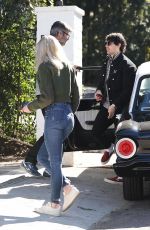 SOPHIE TURNER and Joe Jonas Out House Hunting in Los Angeles 01/23/2019