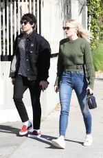 SOPHIE TURNER and Joe Jonas Out House Hunting in Los Angeles 01/23/2019