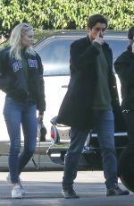 SOPHIE TURNER and Joe Jonas Out in Culver City 01/25/2019