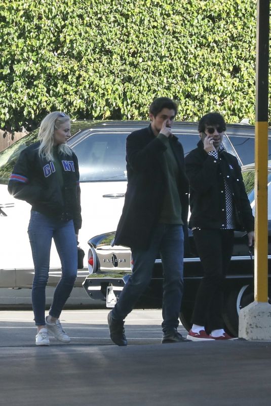 SOPHIE TURNER and Joe Jonas Out in Culver City 01/25/2019