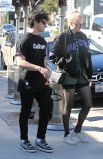SOPHIE TURNER and Joe Jonas Shopping at Lorenzo in West Hollywood 01/25/2019