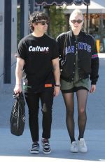 SOPHIE TURNER and Joe Jonas Shopping at Lorenzo in West Hollywood 01/25/2019