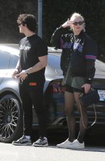 SOPHIE TURNER and Joe Jonas Shopping at Lorenzo in West Hollywood 01/25/2019